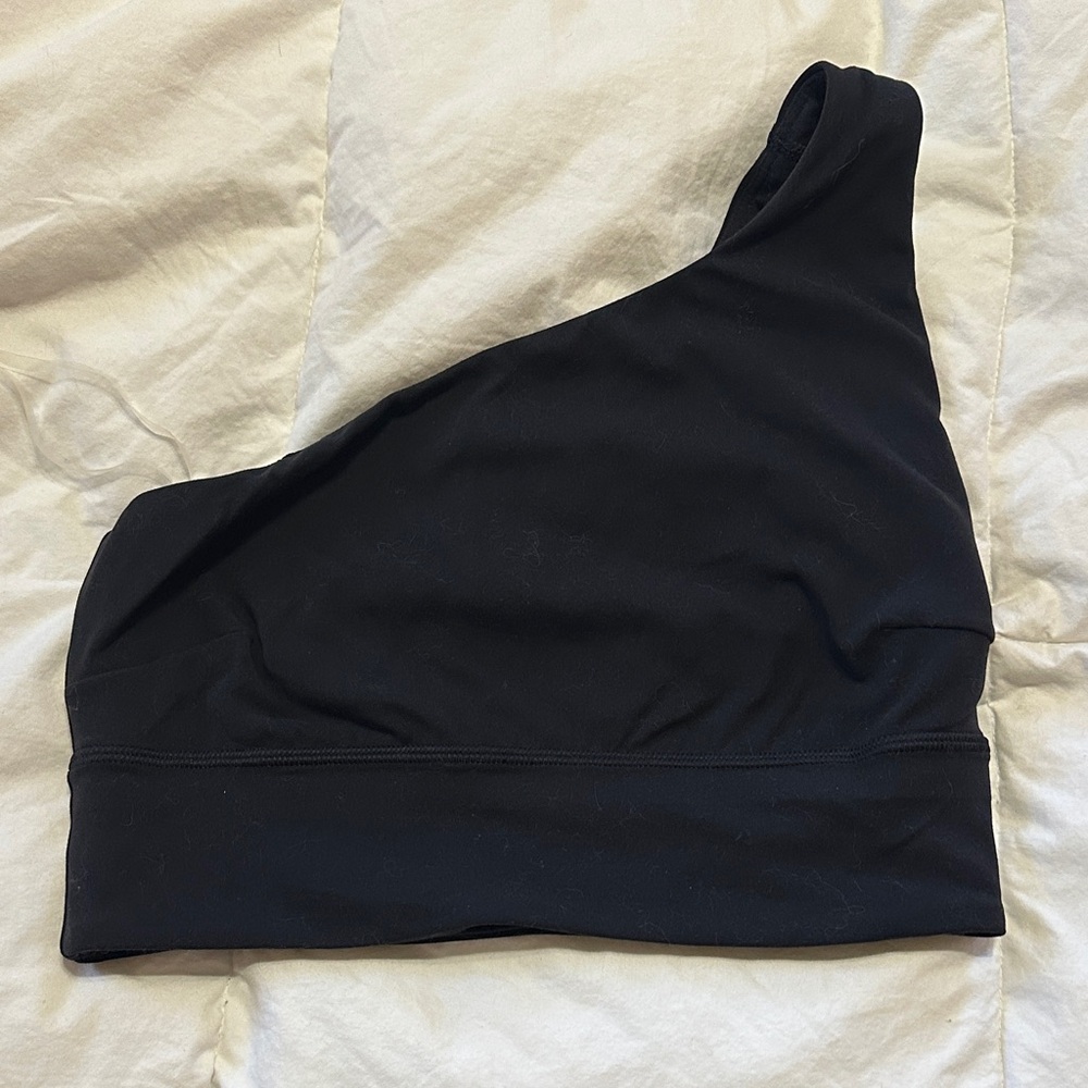 lululemon athletica Black One-Shoulder Sports Bra